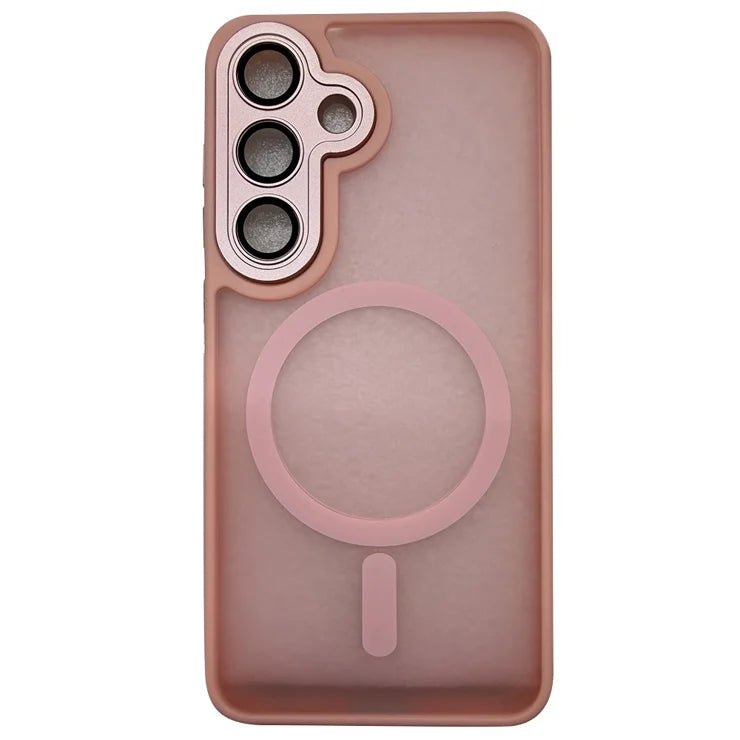 Samsung Galaxy A36 5G / A56 5G Case Compatible with MagSafe Skin-Touch PC + TPU Phone Cover - Pink