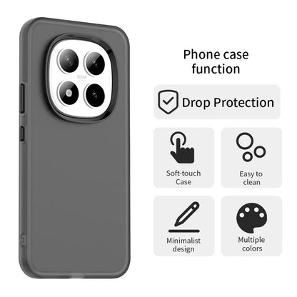 Xiaomi Poco M8 Pro 5G / Redmi Note 15 Pro+ 5G (Global) Cover PC + TPU + PET Mat Anti-Drop Telefonbagcover - Sort