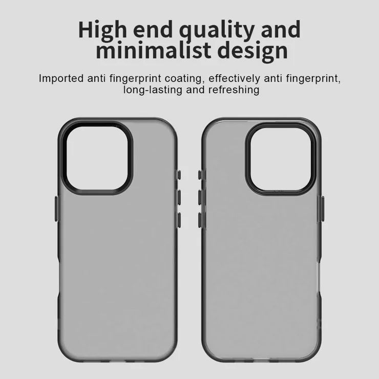 iPhone 16 Pro Max cover PC+TPU+PET mat anti-drop bagsidecover - sort