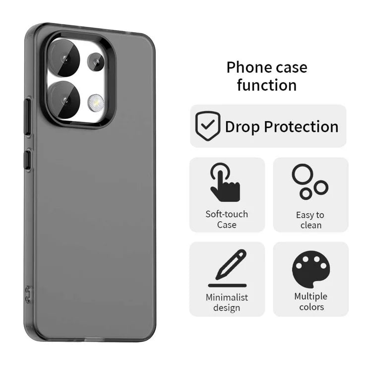 Xiaomi Redmi Note 13 4G Telefon Bagcover - Sort