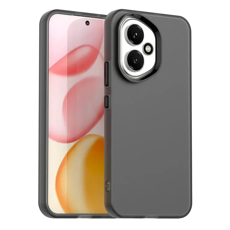 Honor 400 5G (Global) Cover PC + TPU + PET Mat Anti-Drop Telefon Bagcover - Sort