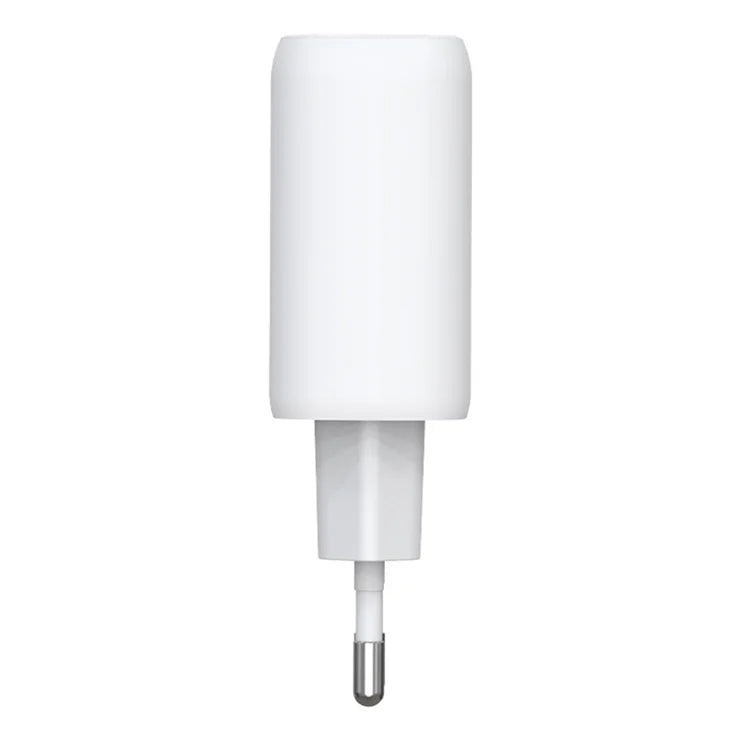 AMORUS PD 30W Type-C + QC 18W USB-A kaksiporttinen GaN-virtalähde, pikalatausseinälaturi puhelimelle ja tabletille – EU-pistoke