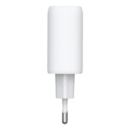 AMORUS PD 30W Type-C + QC 18W USB-A kaksiporttinen GaN-virtalähde, pikalatausseinälaturi puhelimelle ja tabletille – EU-pistoke