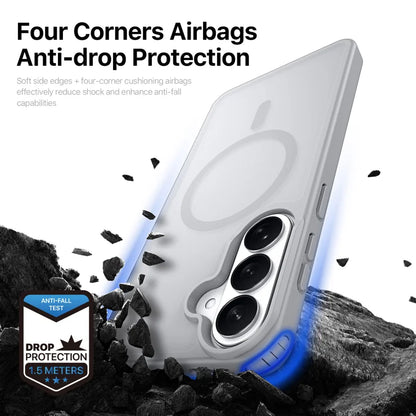 DUX DUCIS Til Samsung Galaxy S26+ Magnetisk Cover Yind Serie PC+TPU Telefoncover - Grå