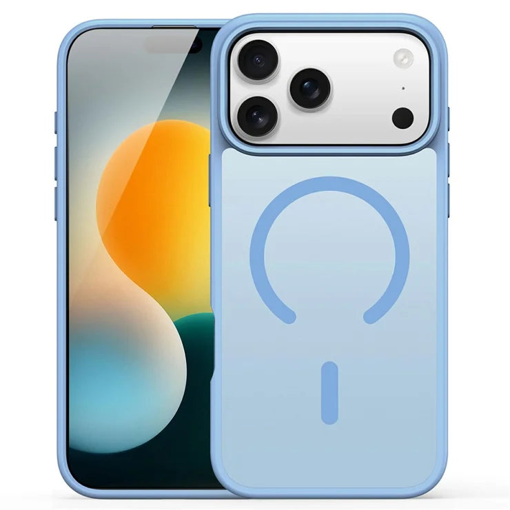 DUX DUCIS Yind Series Til iPhone 17 Pro Etui TPU + PC Mat Telefoncover Kompatibel med MagSafe - Baby Blå