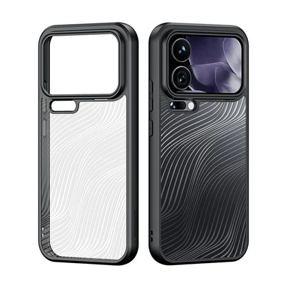 DUX DUCIS Til Xiaomi 17 Pro Max Cover Aimo-serien TPU+PC Mat Stødsikkert Telefoncover (REACH Certificering) - Sort