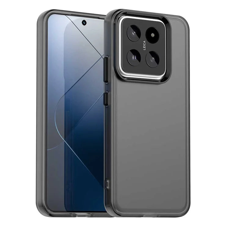 Xiaomi 14 Pro etui PC+TPU+PET mat anti-drop telefonbagcover - sort
