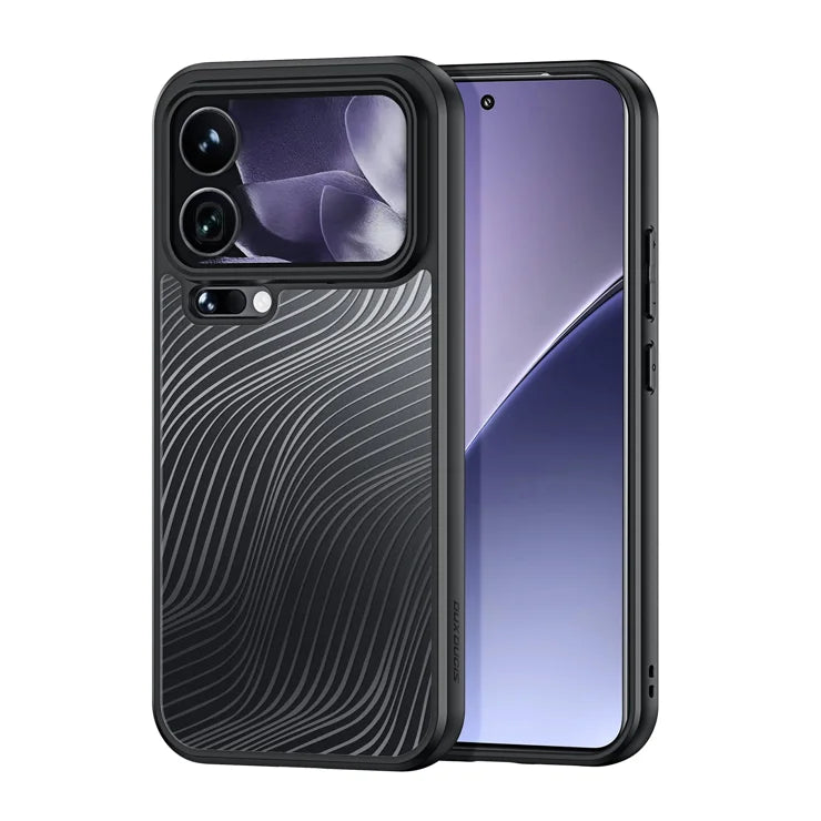 DUX DUCIS Til Xiaomi 17 Pro Max Cover Aimo-serien TPU+PC Mat Stødsikkert Telefoncover (REACH Certificering) - Sort