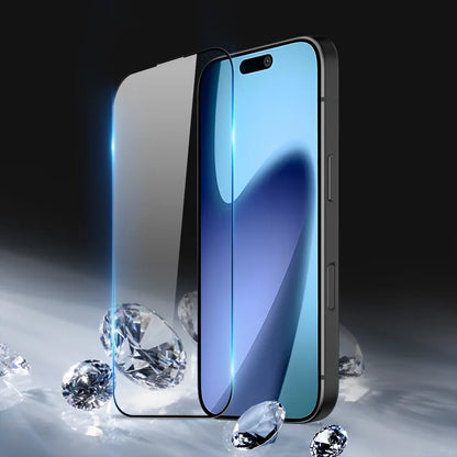 DUX DUCIS Til iPhone 17 Pro Max Glasfilm Fuld skærmbeskytter 2.5D Fladskærm Medium Aluminiumsglas HD Klar Film - Sort