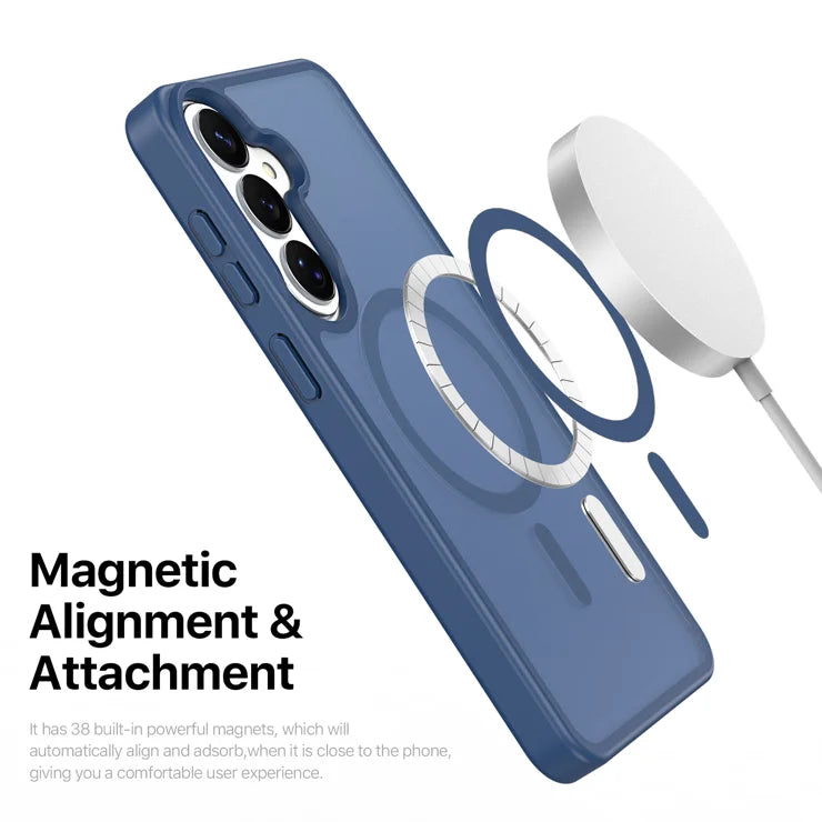 DUX DUCIS Samsung Galaxy S26 -magneettikotelo, Yind Series PC+TPU -puhelinkuori – tummansininen