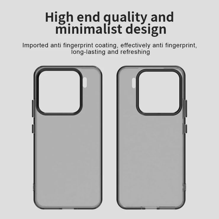 Xiaomi 15 Cover PC+TPU+PET Mat Anti-Drop Telefon Bagcover - Sort