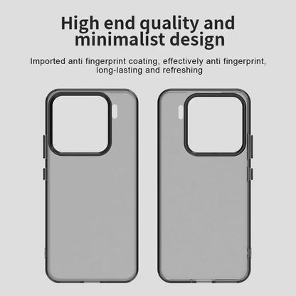 Xiaomi 15 Cover PC+TPU+PET Mat Anti-Drop Telefon Bagcover - Sort