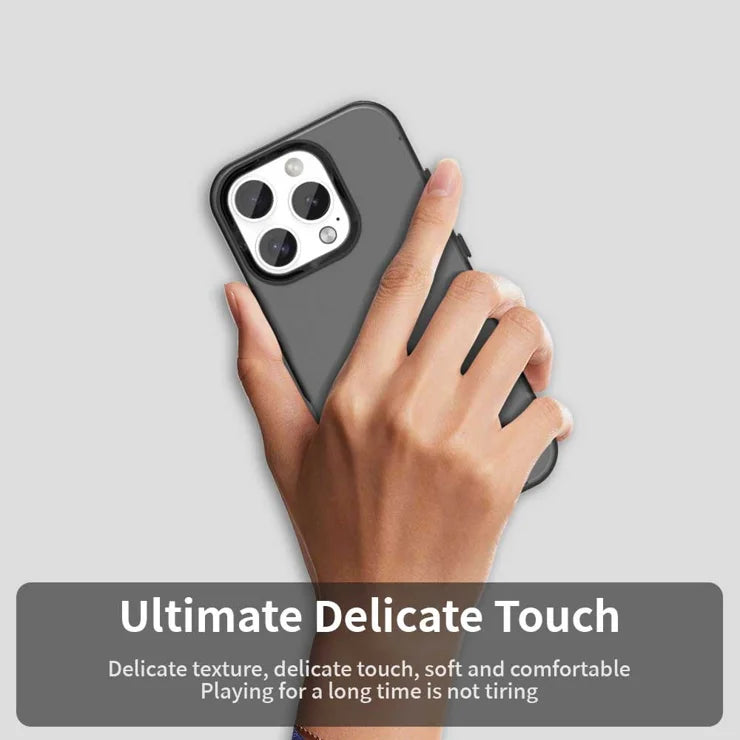 iPhone 16 Pro Max cover PC+TPU+PET mat anti-drop bagsidecover - sort