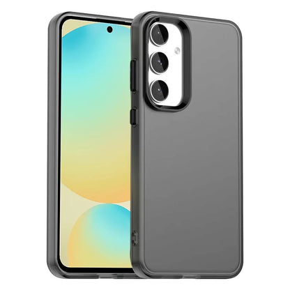 Samsung Galaxy S24 FE -suojakuori, PC+TPU+PET, mattapintainen, pudotussuojattu takakuori – musta