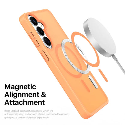 DUX DUCIS Til Samsung Galaxy S26 Magnetisk cover Yind Series PC+TPU telefoncover - Orange