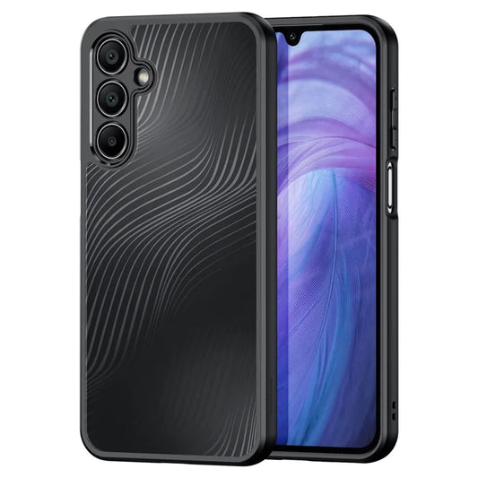 DUX DUCIS Aimo-serie til Samsung Galaxy A16 5G / A16 4G cover TPU+PC mat telefoncover (REACH certificering) - Sort