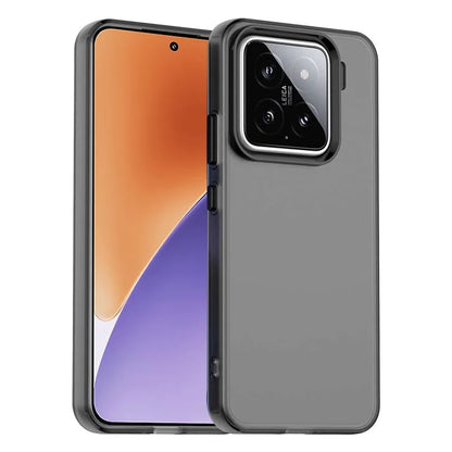 Xiaomi 15 Cover PC+TPU+PET Mat Anti-Drop Telefon Bagcover - Sort