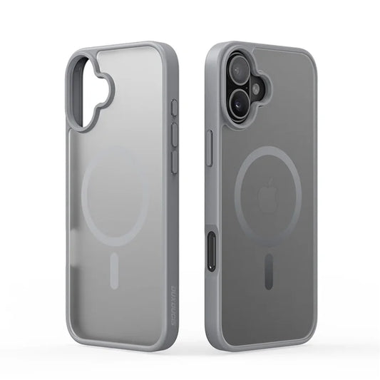 DUX DUCIS Til iPhone 17 Etui Yind Series PC+TPU Telefoncover Kompatibelt med MagSafe - Grå