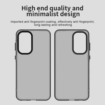 Samsung Galaxy A36 5G / A56 5G Kuori PC+TPU+PET Matta Anti-Drop Puhelimen Takakansi - Musta
