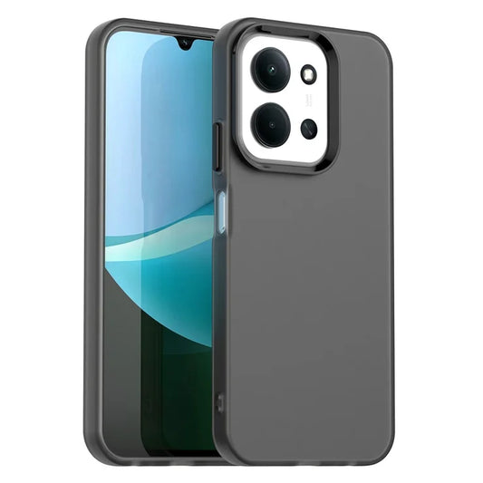 Xiaomi Redmi 15C 5G (EU) (173mm)  /  15C 4G (EU) (173mm) PC + TPU + PET Matte Anti-Drop Phone Back Cover - Black
