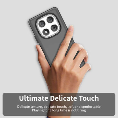 Xiaomi Redmi Note 14 Pro 4G Cover PC + TPU + PET Mat Anti-Drop Telefon Bagside Cover - Sort