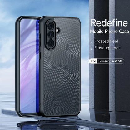 DUX DUCIS Til Samsung Galaxy A56 5G / A36 5G Etui Aimo Series TPU+PC Mat Stødsikkert Telefoncover (REACH Certificering) - Sort