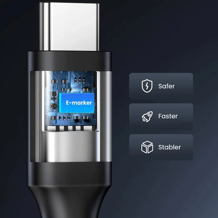 UGREEN 15177 1,5 m PD 100 W hurtigopladning USB-C til USB-C-kabel til iPhone / Macbook / iPad datakabel