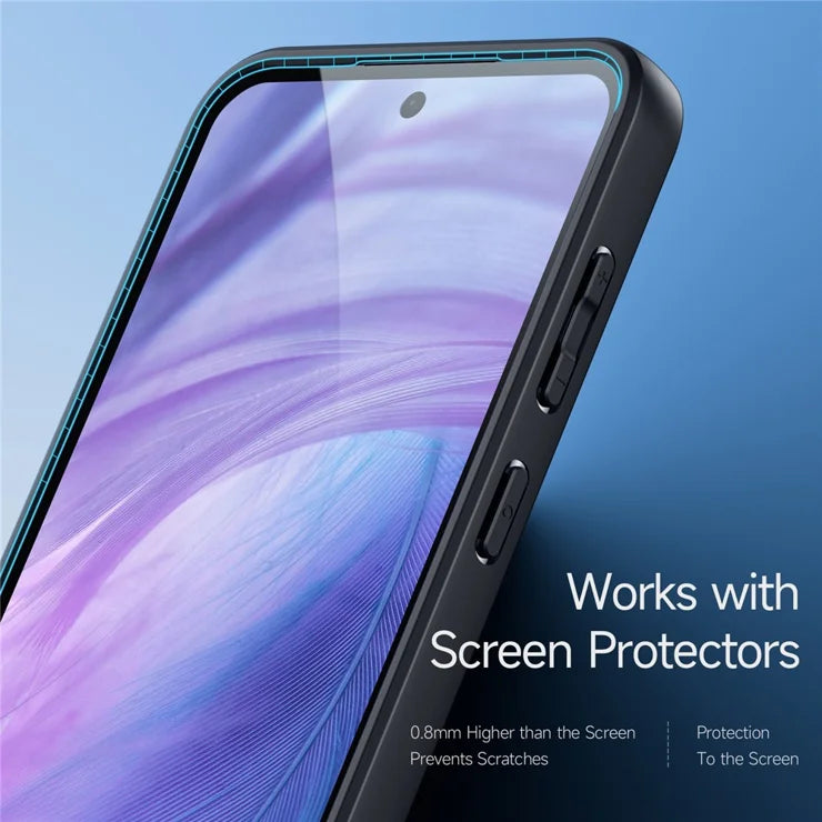 DUX DUCIS Til Samsung Galaxy A56 5G / A36 5G Etui Aimo Series TPU+PC Mat Stødsikkert Telefoncover (REACH Certificering) - Sort
