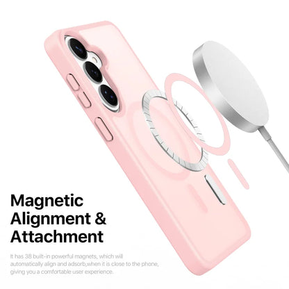 DUX DUCIS Til Samsung Galaxy S26+ Magnetisk Cover Yind Series PC+TPU Telefoncover - Lys Pink