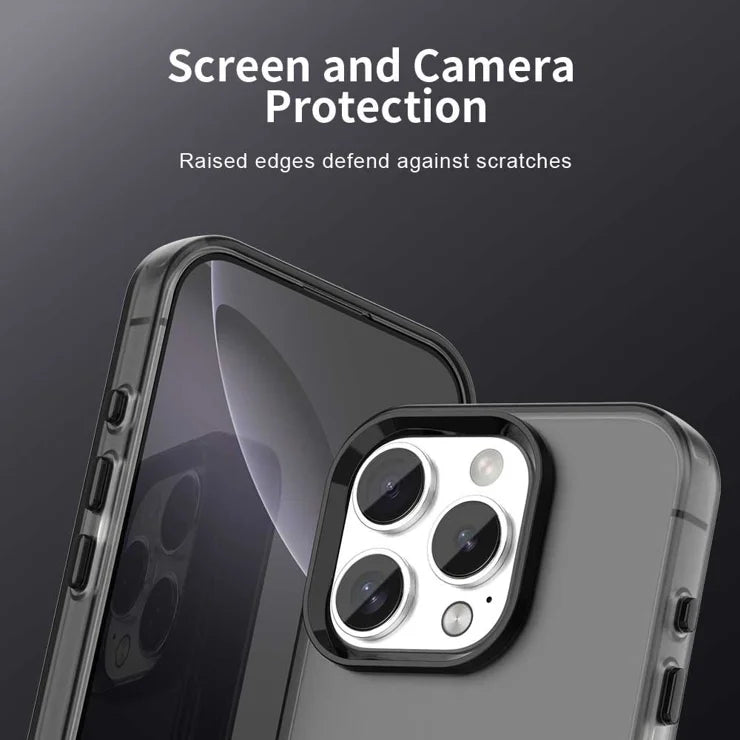 iPhone 16 Pro Max cover PC+TPU+PET mat anti-drop bagsidecover - sort