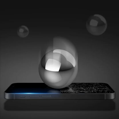 DUX DUCIS Til iPhone 17 Pro Glass Film Fuld Skærmbeskytter 2.5D Fladskærm Medium Aluminiumoxidglas HD Klar Film - Sort