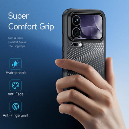 DUX DUCIS Til Xiaomi 17 Pro Max Cover Aimo-serien TPU+PC Mat Stødsikkert Telefoncover (REACH Certificering) - Sort