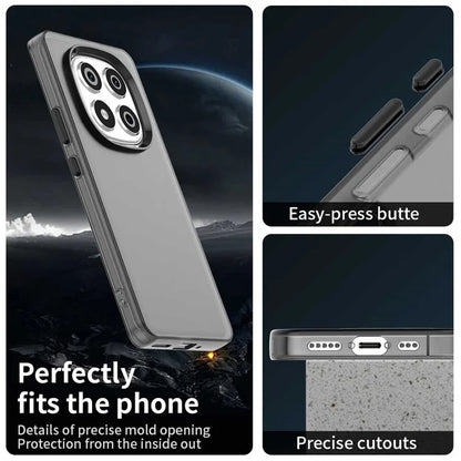 Xiaomi Redmi Note 14 Pro 4G Cover PC + TPU + PET Mat Anti-Drop Telefon Bagside Cover - Sort