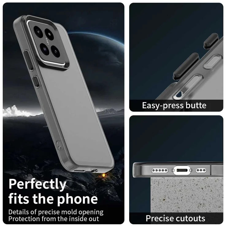 Xiaomi 14 Pro etui PC+TPU+PET mat anti-drop telefonbagcover - sort