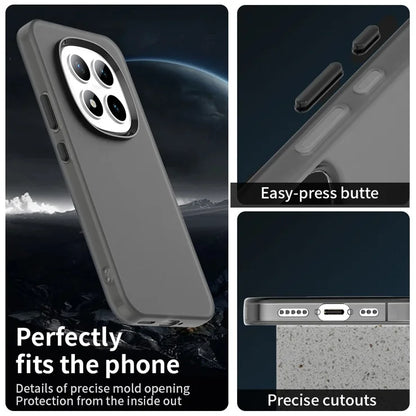 Xiaomi Poco M8 Pro 5G / Redmi Note 15 Pro+ 5G (Global) Cover PC + TPU + PET Mat Anti-Drop Telefonbagcover - Sort