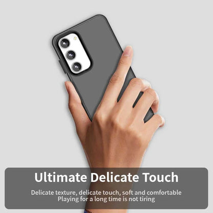 Samsung Galaxy S23 Cover PC+TPU+PET Mat Anti-drop Telefon Bagcover - Sort