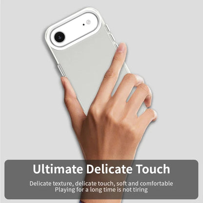 For iPhone Air Case PC + TPU + PET Matte Anti-Drop Phone Back Cover - White