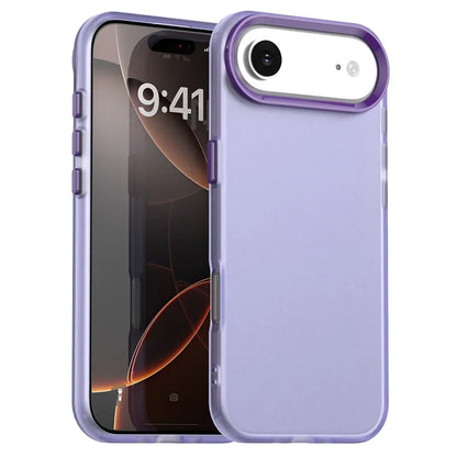 iPhone Air Case PC + TPU + PET Matte Anti-Drop Phone Back Cover - Purple