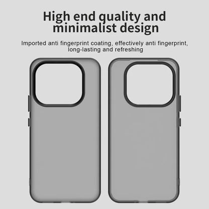 Xiaomi 15T Pro Case PC + TPU + PET Matte Anti-Drop Phone Back Cover - Black