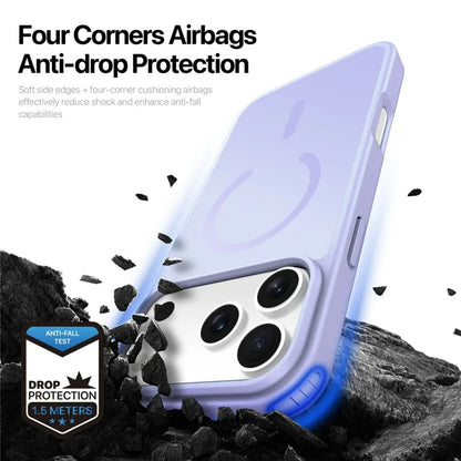 DUX DUCIS Yind Series til iPhone 17 Pro TPU + PC mat telefoncover kompatibel med MagSafe - Lyslilla