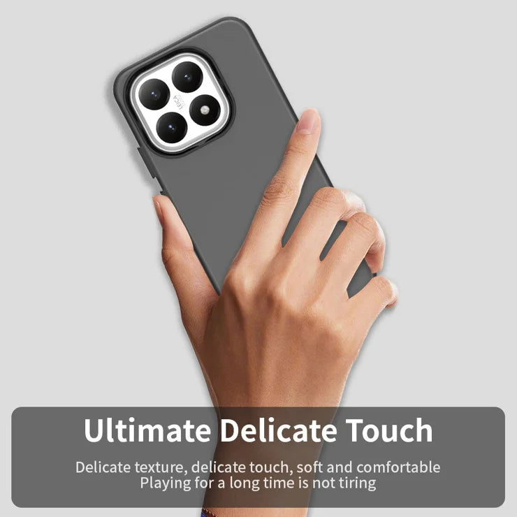Xiaomi 15T Case PC + TPU + PET Matte Anti-Drop Phone Back Cover - Black