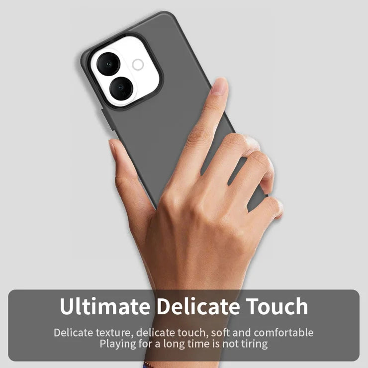 vivo V60 Lite 5G / V60 Lite 4G Cover PC + TPU + PET Mat Anti-Drop Telefon Bagcover - Sort