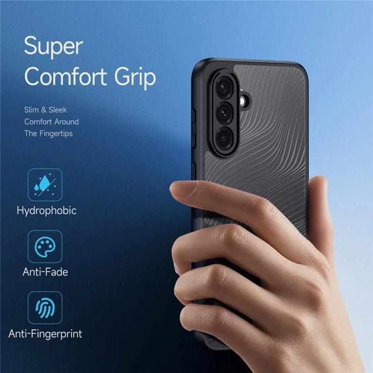 DUX DUCIS Til Samsung Galaxy A56 5G / A36 5G Etui Aimo Series TPU+PC Mat Stødsikkert Telefoncover (REACH Certificering) - Sort