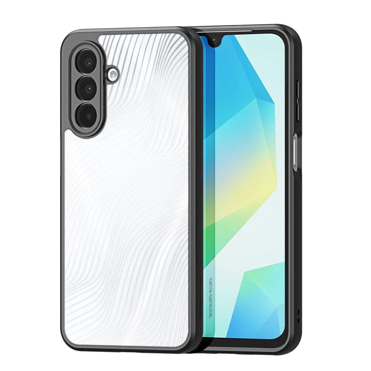 DUX DUCIS Til Samsung Galaxy M17 5G / F17 5G / A17 5G / A17 4G etui Aimo-serien TPU+PC mat stødsikkert telefoncover (REACH-certificering) - Sort