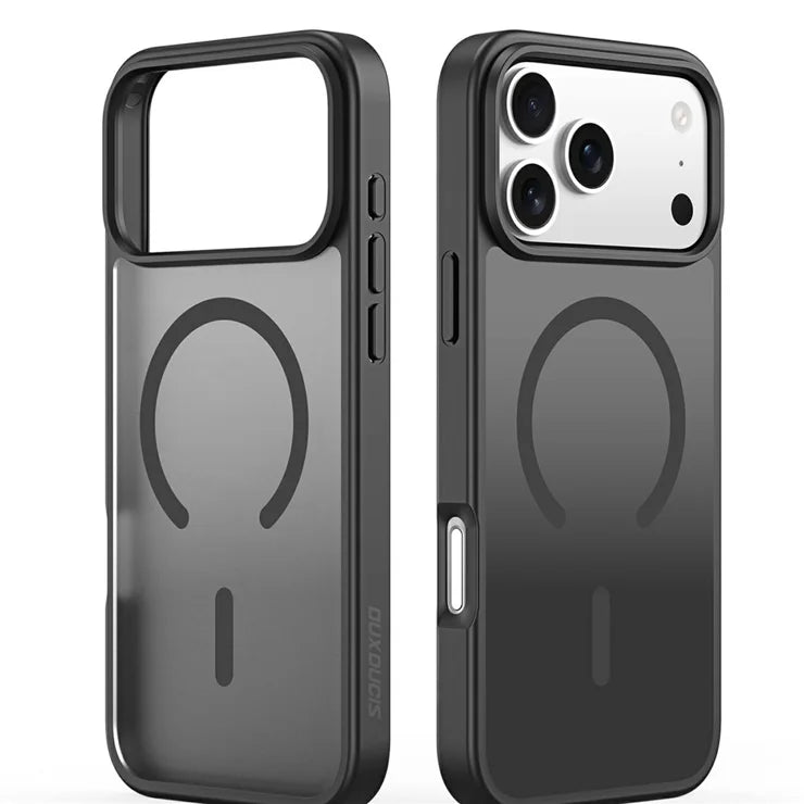 DUX DUCIS Yind Series Til iPhone 17 Pro Max Cover TPU + PC Mat Telefoncover Kompatibelt med MagSafe - Sort