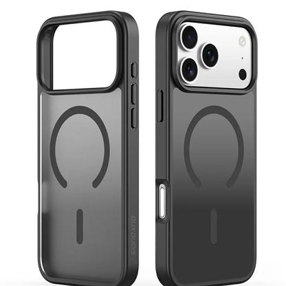DUX DUCIS Yind Series Til iPhone 17 Pro Max Cover TPU + PC Mat Telefoncover Kompatibelt med MagSafe - Sort