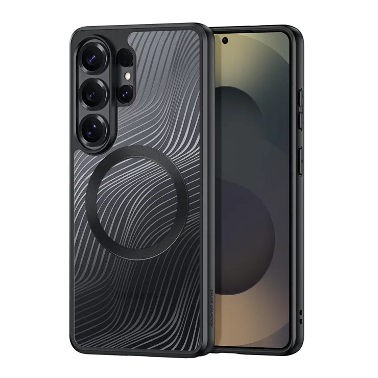 DUX DUCIS Til Samsung Galaxy S26 Ultra Magnetisk Cover Aimo Serie PC+TPU Slankt Cover (REACH Certificering) - Sort