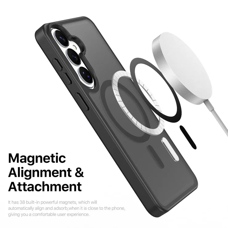 DUX DUCIS Til Samsung Galaxy S26 Magnetic Case Yind Series PC+TPU telefoncover - Sort