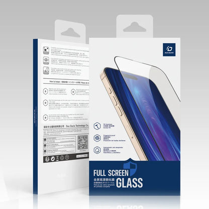 DUX DUCIS Til iPhone 17 Pro Max Glasfilm Fuld skærmbeskytter 2.5D Fladskærm Medium Aluminiumsglas HD Klar Film - Sort