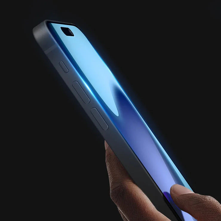 DUX DUCIS Til iPhone 17 Pro Glass Film Fuld Skærmbeskytter 2.5D Fladskærm Medium Aluminiumoxidglas HD Klar Film - Sort
